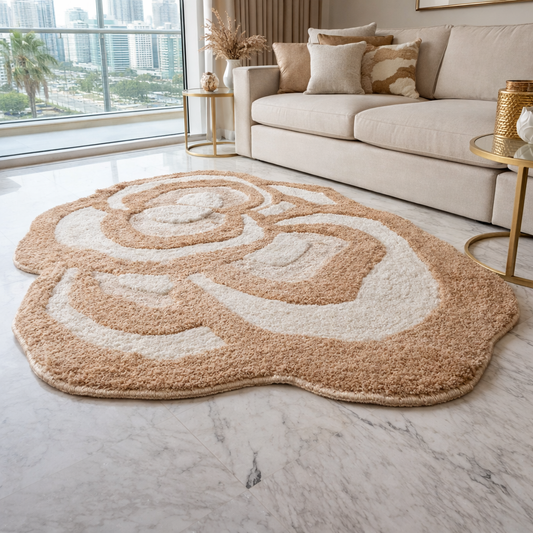 The Elevate Collection| The Earthstone Bloom Luxe Carpet | Luxury Statement Carpets