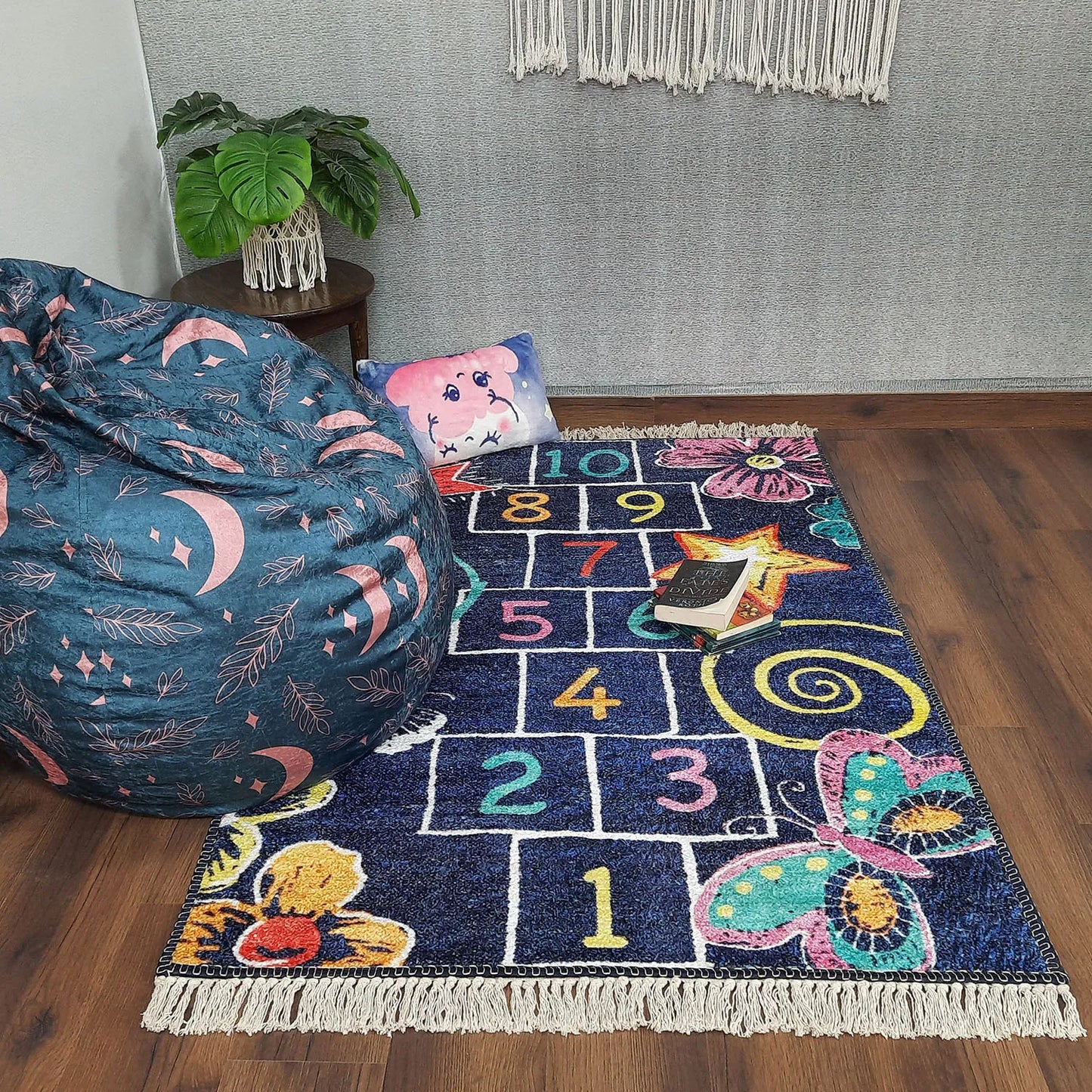 Avioni Home Faux Silk Carpet Kids Collection – Counting On Kids Room Rug