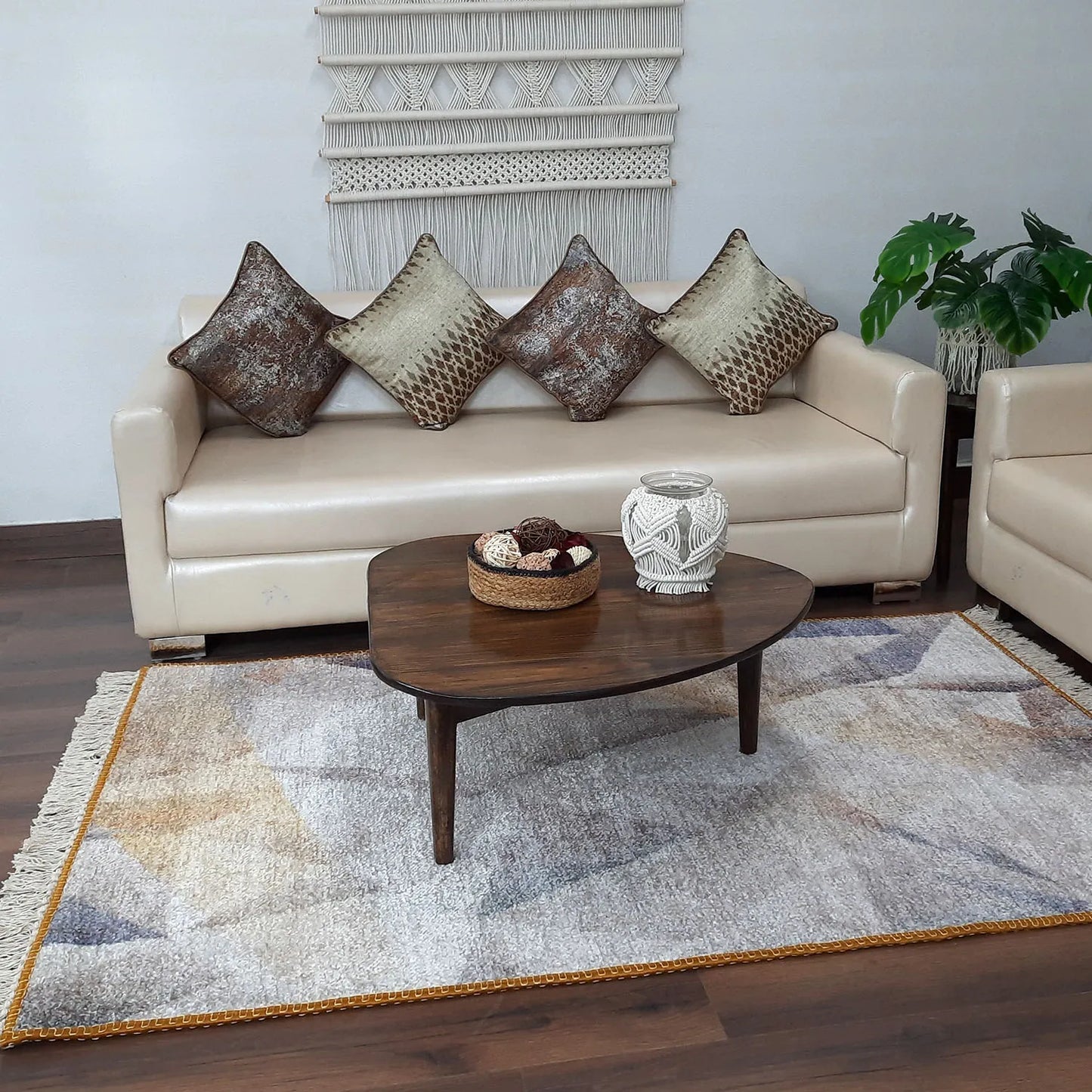 Avioni Home Faux Silk Carpet Beautiful Contemporary Modern Design – Carpet for Living Room