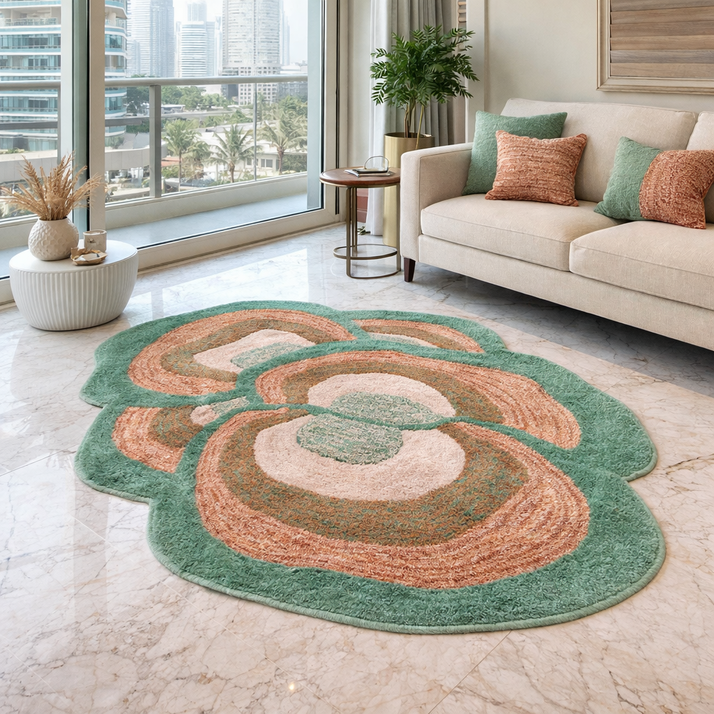 The Elevate Collection| The Forest Petal Luxe Carpet | Luxury Statement Carpets